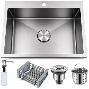 Bacha De Cocina Eisen Acero Inoxidable Cepillado 60 x 45 x 20 Cm