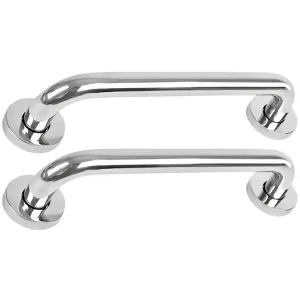 Kit De 2 Barras Se Soporte De Acero Inoxidable De 30 Cm Para Personas Mayores y Discapacitadas